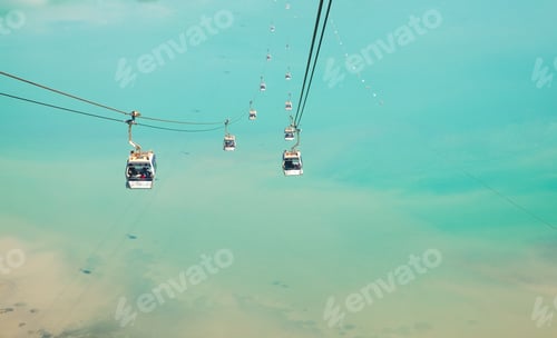 Preview: View from cable car across ocean