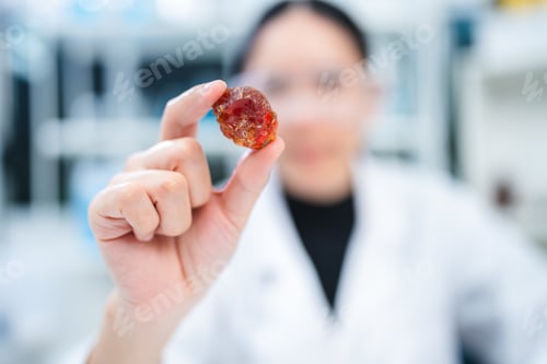 Preview: Geology science laboratory research sample test analysis of nature dirtied ground environment