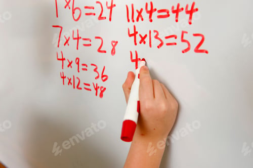 Preview: Student working on math problem