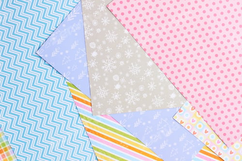 Preview: Paper background with winter design