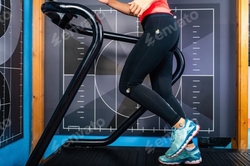 Preview: Running Analysis, Female Athlete Running on a Treadmill