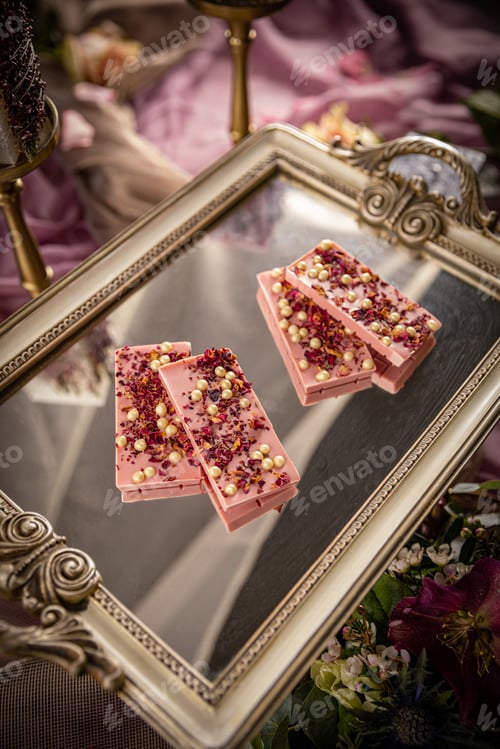 Vista previa: Barras de chocolate con fruta liofilizada