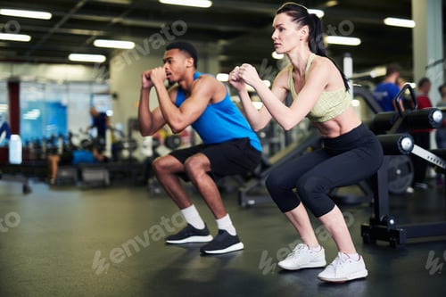 Preview: Exercising in sports center
