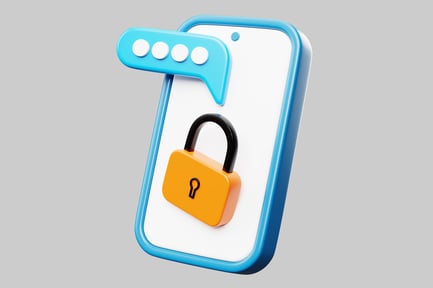 Preview: Locked smartphone with speech bubble