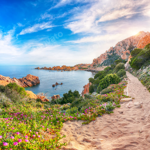 Preview: Fantastic view of popular travel destination Costa Paradiso.