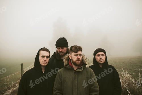 Preview: Group of rockers standing together
