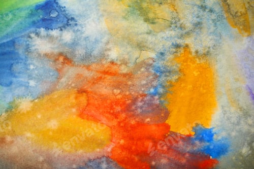 Preview: Background Image On Canvas With Strokes Of Oil Paint