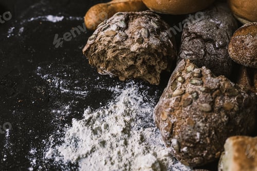 Preview: Many mixed breads and handmade bagels