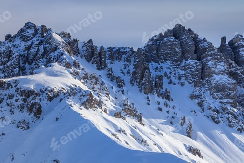 Preview: winter mountain landscape in Austria