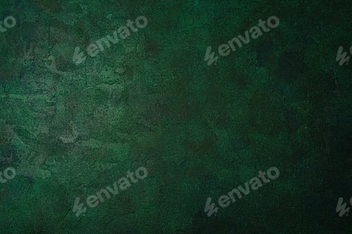 Visualização: Olive green grunge wall with rough aged plaster texture