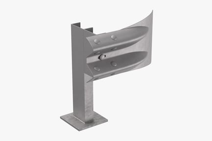 Preview: Flared Guardrail W Beam End Terminal