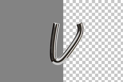 Preview: *Chrome V 3D Icon