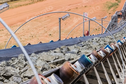 Preview: Platinum mining equipment in a site in South Africa
