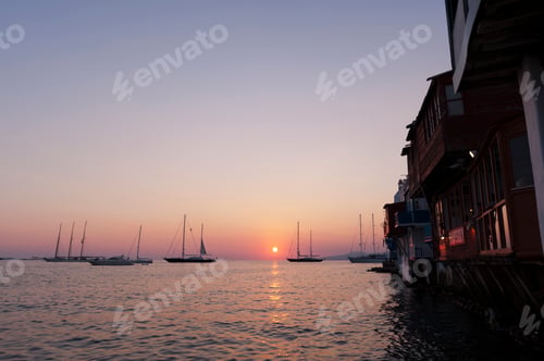 Preview: Little Venice, Mykonos Town, Cyclades, Greece