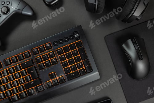 Preview: Orange lit keyboard by various wireless gadgets