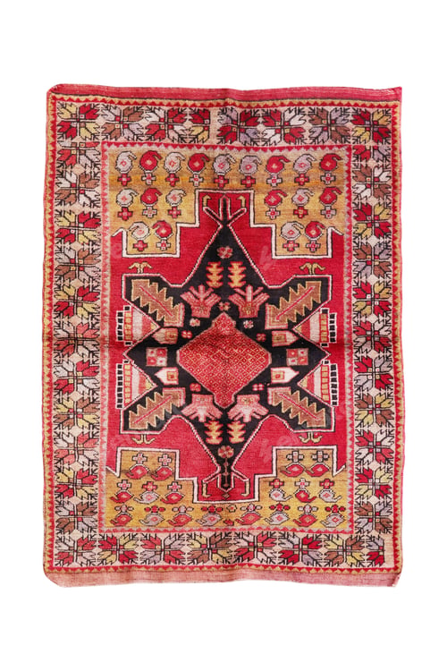Preview: Hand woven antique Turkish carpet