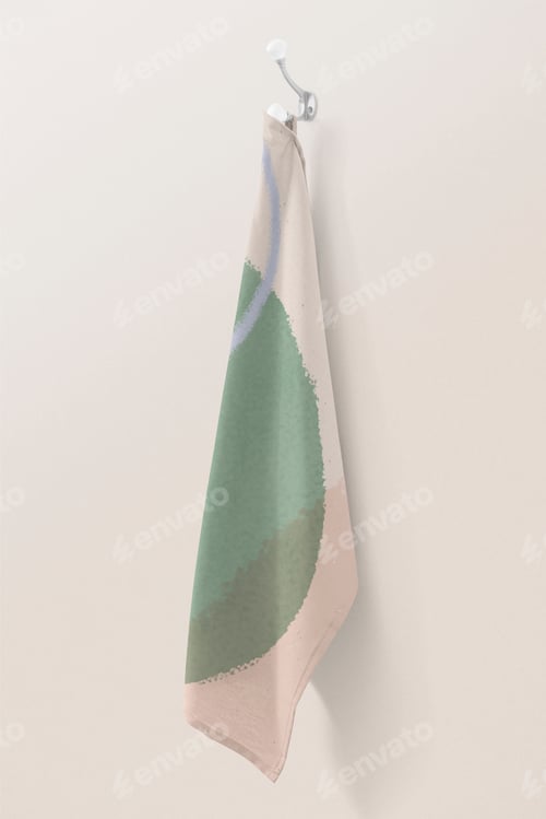 Preview: Pastel bath towel home decor