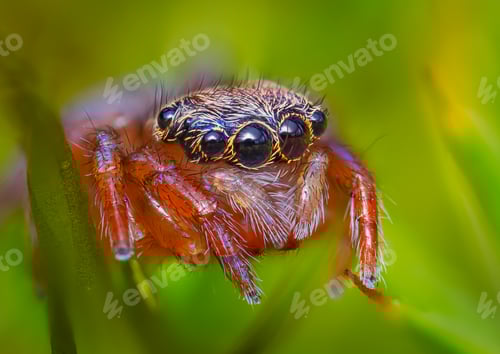 Preview: Macro Photo of a Cute and Hairy Spider