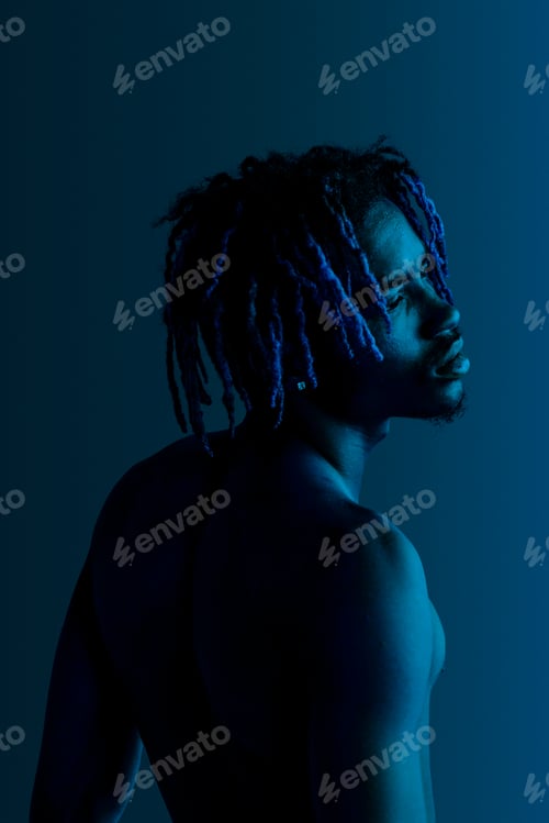 Preview: Young man in the dark