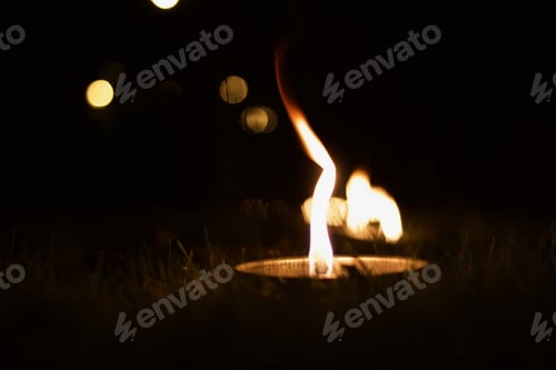 Preview: Candle fire outside space in Thailand