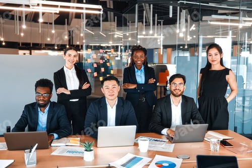 Preview: Business team working in office