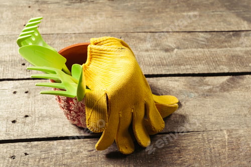Preview: composition of garden tools