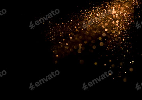 Preview: Bokeh Abstract Background with Glitter Lights. Blurred Soft vintage colored.