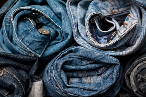 Preview: Rolled jeans stack background