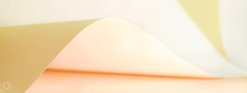 Preview: blurry white and green curves in the form of waves, soft pastel colors.