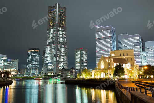 Preview: Yokohama city at night