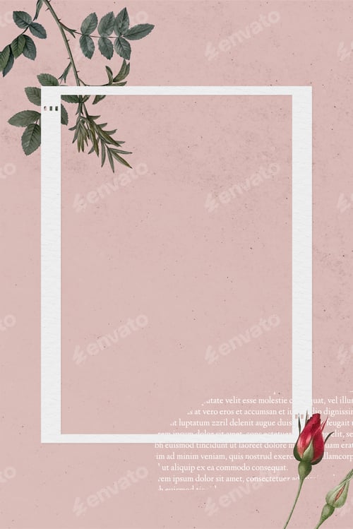 Preview: Photo frame template illustration