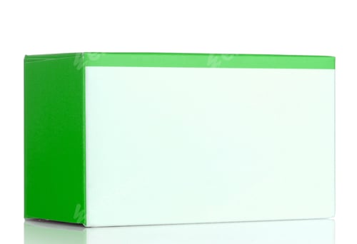Preview: Green cosmetic packaging box