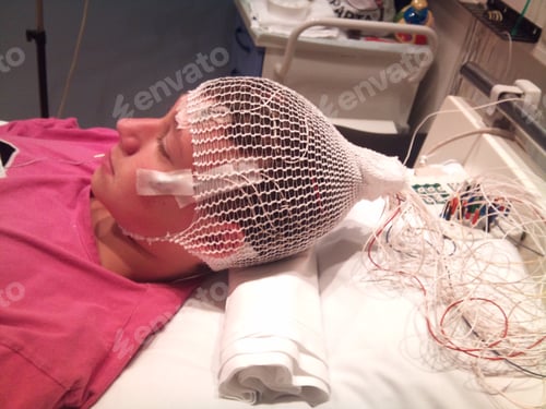 Preview: EEG for this teenager in the hospital.