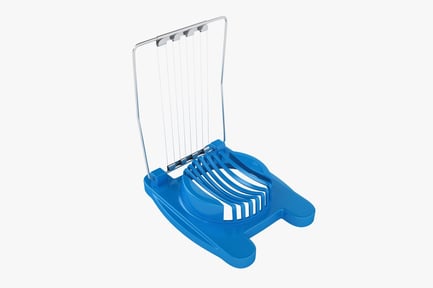 Preview: Blue Egg Slicer with Wire Blades