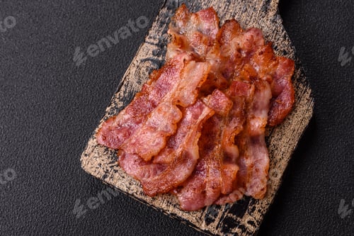 Preview: Delicious crispy bacon grilled with salt and spices