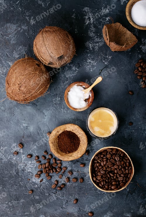 Preview: Bulletproof coffee with coconuts