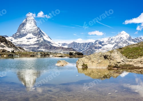 Preview: View of Matterhorn (Cervino) from Gornergrat, Switzerland