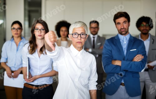 Preview: Group of unsuccessful business people and badly managed company leads to unhappiness