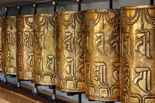 Preview: Buddhist prayer wheels