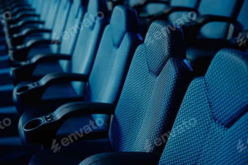 Preview: Movie theatre without people.