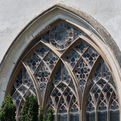 Preview: Rusovce castle window detail, Slovakia