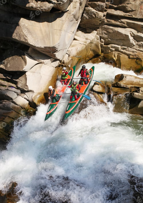 Preview: Rafting in rough waters