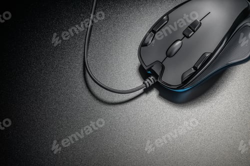 Preview: Black professional gaming wired gaming mouse