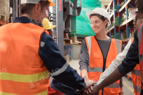 Preview: The manager encouraged the warehouse workers to work hard