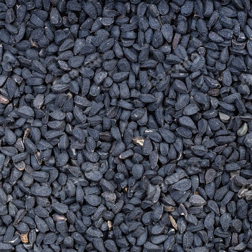 Preview: Nigella sativa seeds (black caraway) close up