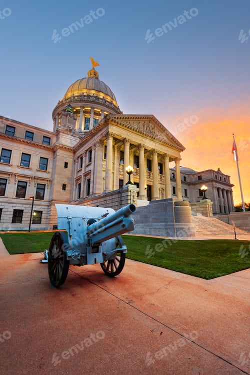 Preview: Mississippi State Capitol in Jackson, Mississippi, USA
