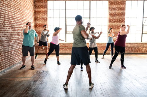 Preview: Group fitness class