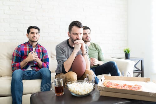 Preview: Nervous Football Fans During The Match