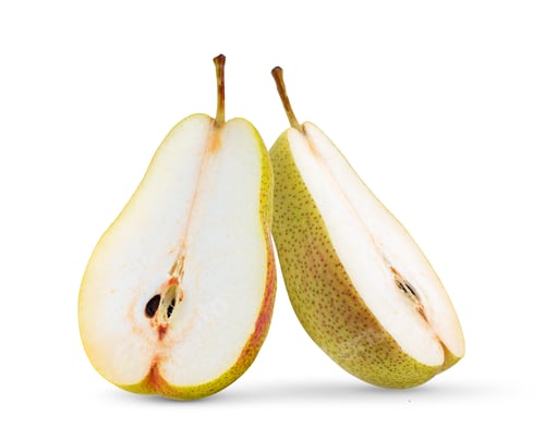Preview: pears on white background