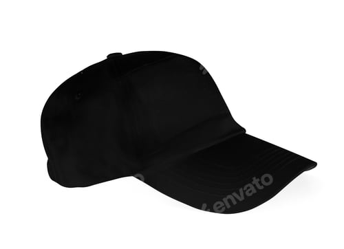 Preview: Black baseball cap mockup